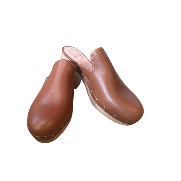 J crew Shoes - J Crew leather clogs NWOB